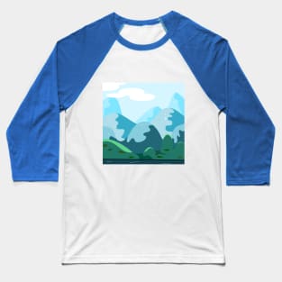 Mountain landscape Baseball T-Shirt